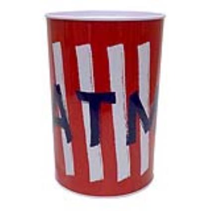 mealheiro  Metal Vermelho Branco