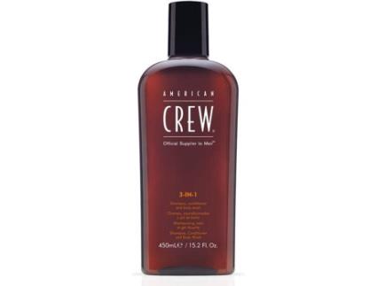 Champô  Crew 3 In 1 , & Corpo Wash 450ml (450ml)