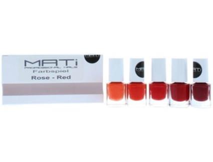 Kit Vernizes  Set de Regalo Red Rose 5 x 5 ml