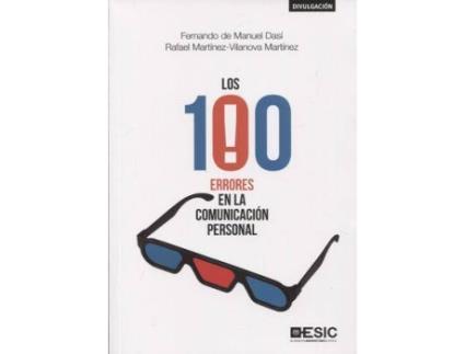 Livro Los 100 errores en la comunicación personal de Fernando De Manuel Dasi, Rafael Martínez-Vilanova Martínez (Espanhol)