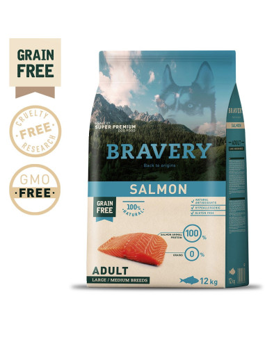 Adult Salmon Medium/large 4 Kg - Ração Seca Para Cães