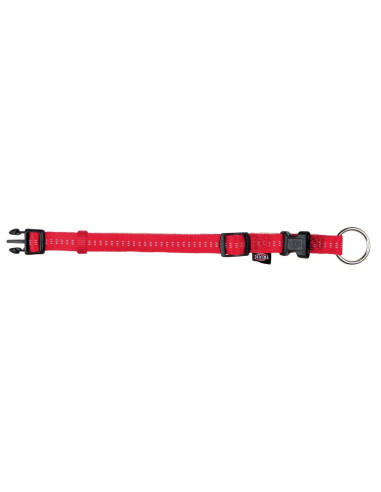 Coleira Softline Elegance M-l 4 (vermelho/bege) - Coleiras Para Cães