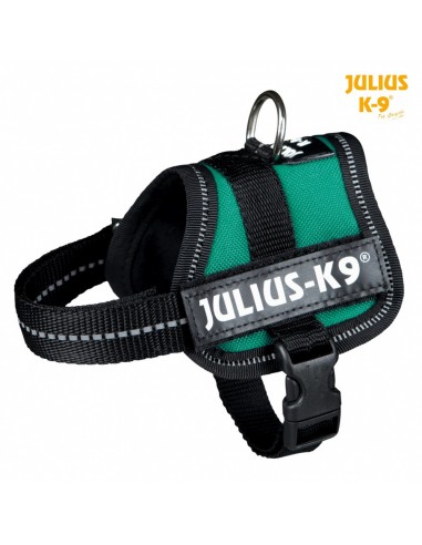 Peitoral Para Cães Julius-k9® Baby Xs S Verde Escuro - Peitoral Para Cães