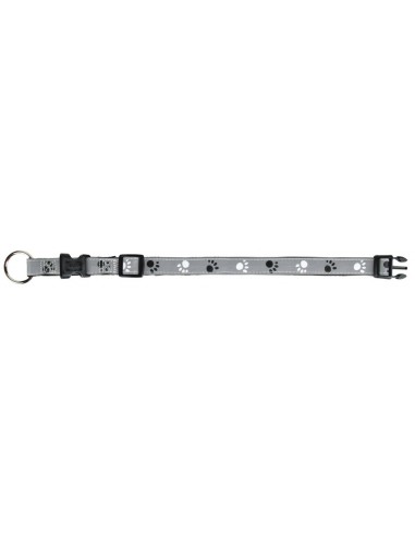 Coleira Silver Reflect L-xl - Coleiras Para Cães