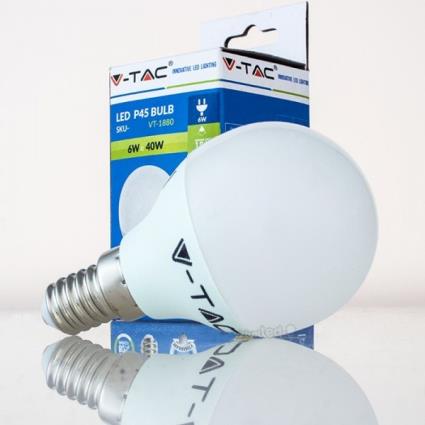 Lâmpada LED E14 6w»40W Luz Fria 470Lm P45 GOLFBALL