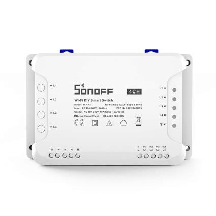 Módulo 4 Interruptores Modulo 4 Relés Smart WiFi Wireless -  4CHR3