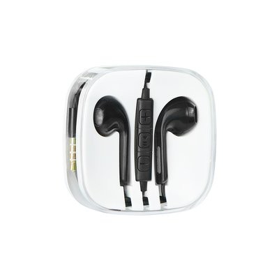 Auriculares Stereo Jack 3.5mm para iPhone - Pretos