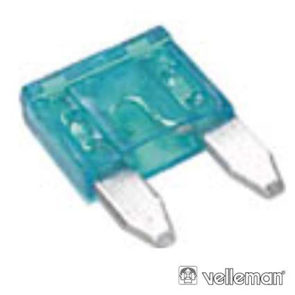 FUSÍVEL DE AUTOMÓVEL MINI 15A AZUL 