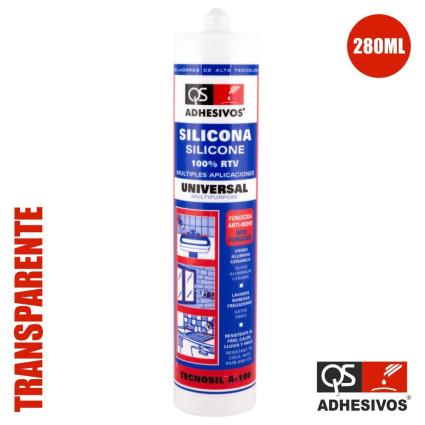 SILICONE ACÉTICO UNIVERSAL TRANSPARENTE 280ML QS