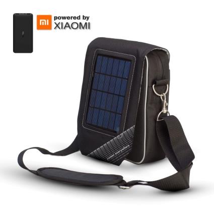 BOLSA TRANSPORTE C/ PAINEL SOLAR E POWERBANK 2000MA 