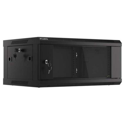 Armario Rack  4U 600X450X279 Auto Ensamblado 19 Hasta 60 KG Negro