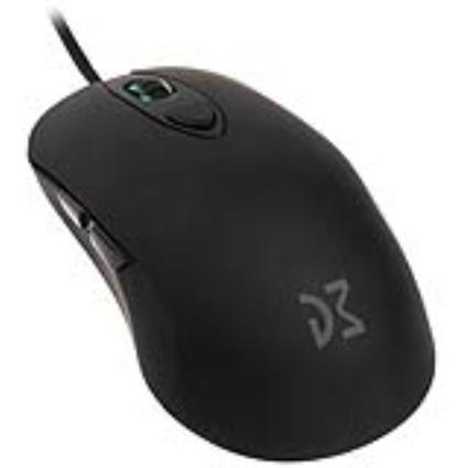 Rato Gamer  DM1 FPS Preto Mate 16.000 DPI RGB