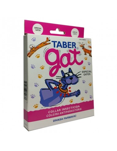 Tabergat - Coleira Anti Parasitas Para Gatos 33cm