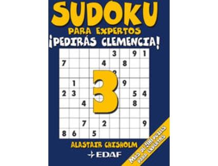 Livro Sudoku Para Expertos-Ipediras Clemencia! de Alastair Chisholm (Inglês)