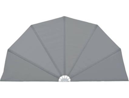 Toldo Lateral  (Cinzento - Tecido - 160 cm)