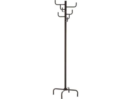 Cabide  Moderno Preto De Metal (183x40x40 cm)