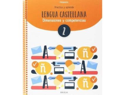 Livro Practica y aprende Lengua castellana 2 Primaria de Elisenda . . . [Et Al. ] Durany Brunet (Espanhol)