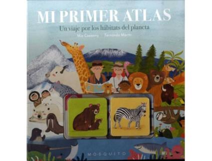 Livro Mi Primer Atlas: Un Viaje Por Los Hábitats Del Planeta de Mia Cassany (Espanhol)