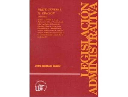 Livro Legislación administrativa. Parte general de Pedro Escribano Collado (Espanhol)