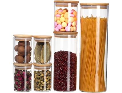 Conjunto 7 Marmitas  S1 (Vidro - 3,8 L)