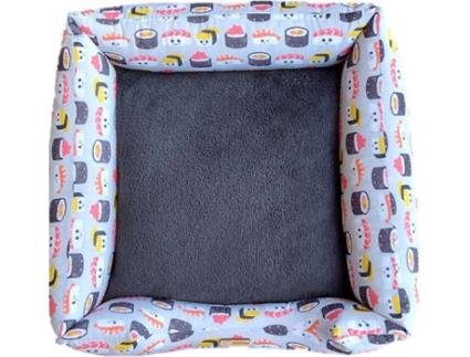 Cama para Cães e Gatos  Ninho Sushi M (Multicor - 50x70 cm - Algodão)