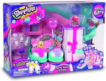 Acessórios de Bonecos  Shopkins Playset Party Game Arcade