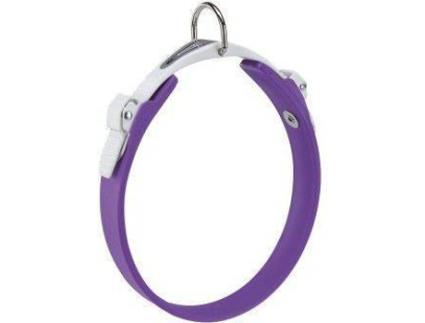 Coleira para Cães  Ergoflex (Roxo - 34-42 x 2.2 cm - Borracha)