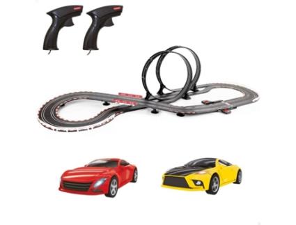 Pista  peluche de corrida magnética + 2 veículos