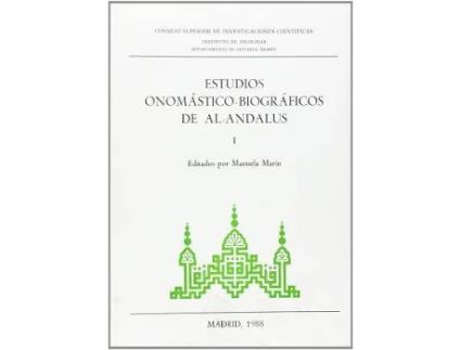Livro Estudios onomástico-biográficos de Al-Andalus. Vol. I de Volume Editor Manuela Marin (Árabe)