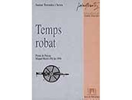 Livro Temps robat de Jaume Terradas Serra (Catalão)