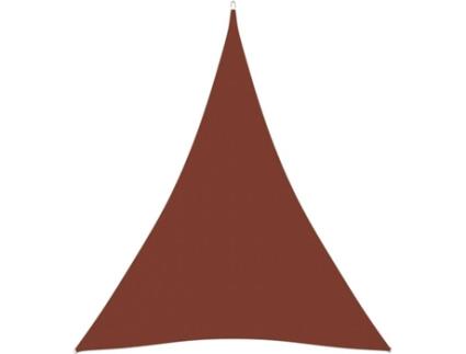 Toldo de Vela  (Castanho Terracota - Tecido - 5x7x7 m)