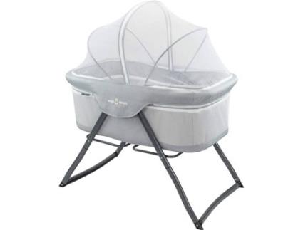 Berço  Bebito (Cinzento - Algodão - 71x97x58cm - Idade Recomendada: 2 Anos)
