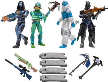 Figura  Fortnite Pack 4 Figura Squad Mode