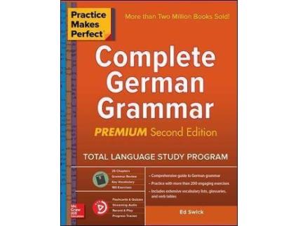 MCGRAW-HILL EDUCATION - Livro Practice Makes Perfect: Complete German Grammar, Premium Second Edition de Ed Swick (Inglês) Livro Practice Makes Perfect: Complete German Grammar, Premium Second Edition de Ed Swick (Inglês)