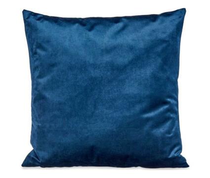 Almofada Veludo Azul (60 x 18 x 60 cm)