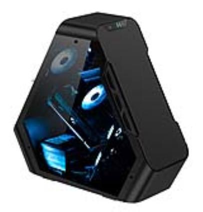 Caixa Big Tower Showcase  TR03-A, Preta, Vidro Temperado