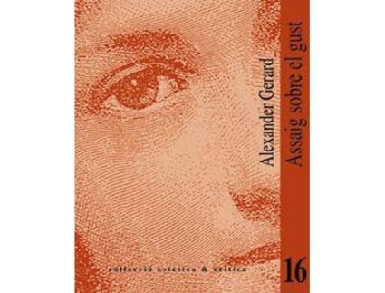 Livro Assaig sobre el gust de Alexander Gerard (Espanhol)