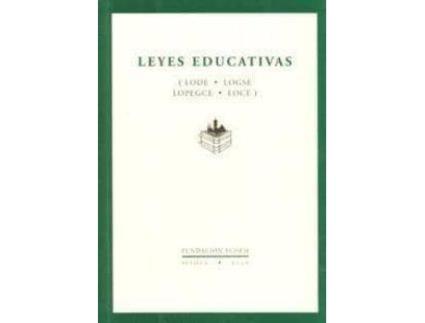 Livro Leyes educativas (LODE, LOGSE, LOPEGCE y Ley de calidad) de Aa.Vv. (Espanhol)