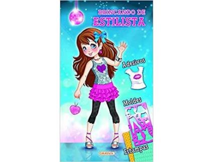 Livro Brincando De Estlista Azul de Caramel (Português-Brasil)