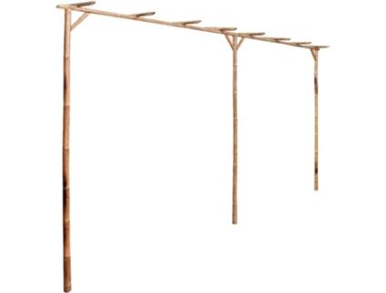 Pérgola  42840 (Castanho - Bambu - 385 x 40 x 205 cm)