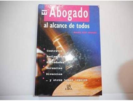 Livro El abogado al alcance de todos de MaríA José JiméNez Montesinos (Espanhol)