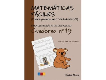Livro Matemáticas Fáciles 19 de Equipo Abaco (Espanhol)