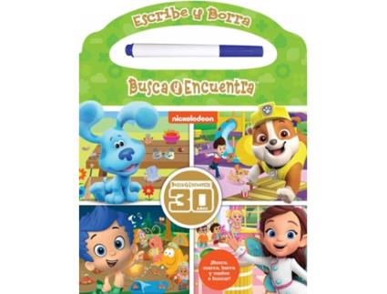 Livro Pintar Y Borrar Nick Jr Welf de Nickelodeon (Espanhol)