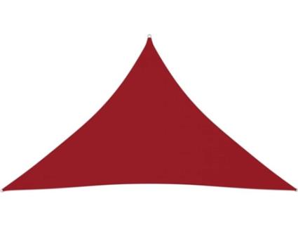 Toldo de Vela  (Vermelho - Tecido - 3x3x4.24 m)