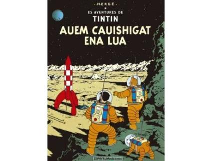 Livro Auem cauishigat ena Lua de Herge (Aranés)