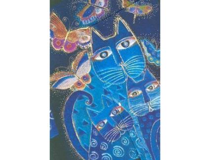 Livro Laurel Burch, Blue Cats, Midi, Lin de Laurel Burch (Inglês)