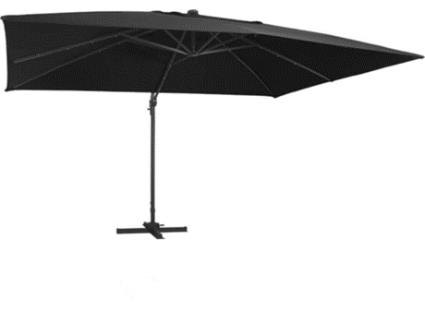 Guarda-Sol  (Preto - Tecido - 400x300x268 cm)