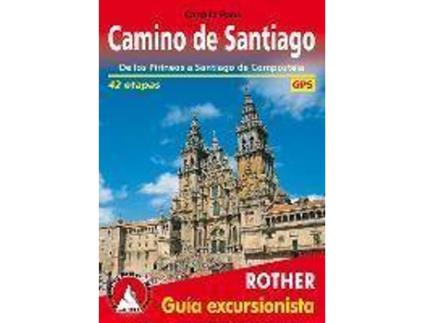 Livro Camino de Santiago (Spanischer Jakobsweg - spanische Ausgabe) : De los Pirineos a Santiago de Compostela. 42 etapas. GPS-Tracks. de Cordula Rabe (Espanhol)