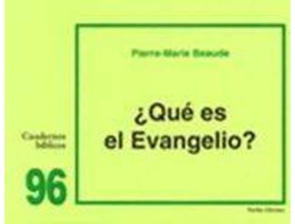 Livro 96.¿Que Es Evangelio? .(Cuadernos Biblicos) de Pierre-Marie Beaude (Espanhol)