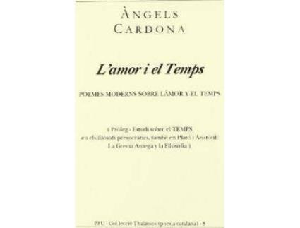 Livro L'amor i el temps de Ángeles Cardona (Catalão)